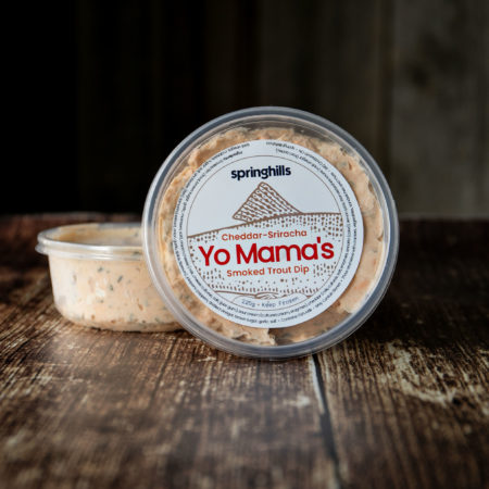 Smoked Trout Dip - Yo Mama's Sriracha Cheddar